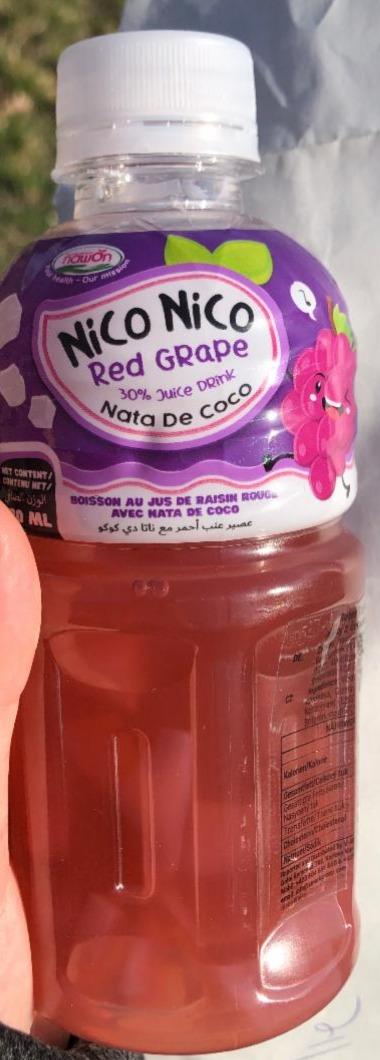Fotografie - Nico Nico Red Grape Juice Nata De Coco