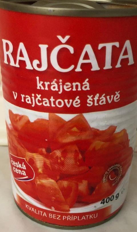 Fotografie - Rajčata krájená v rajčatové šťávě Česká cena