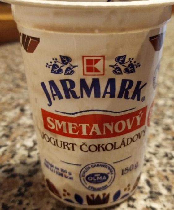 Fotografie - Smetanový jogurt čokoládový K-Jarmark