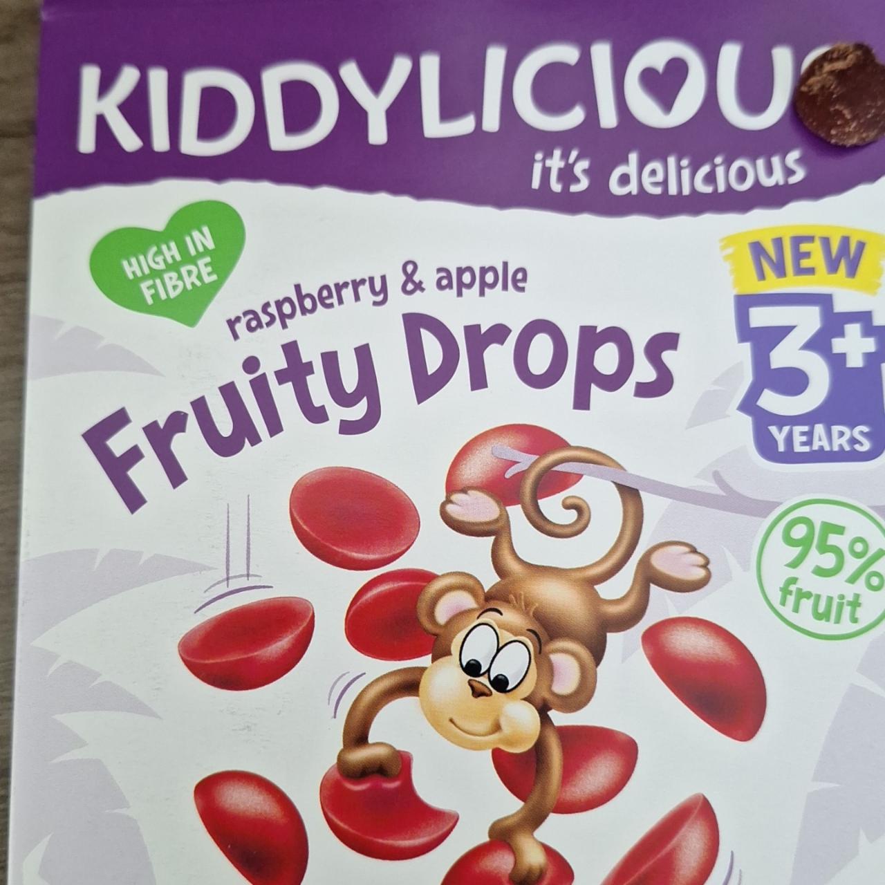 Fotografie - Fruity drops raspberry & apple Kiddylicious