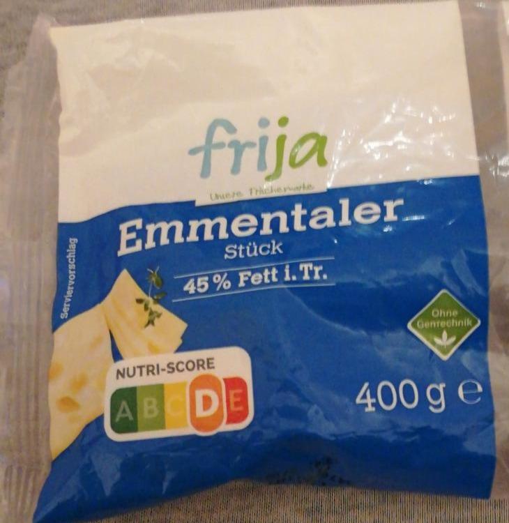 Fotografie - Emmentaler Stück 45% Fett Frija