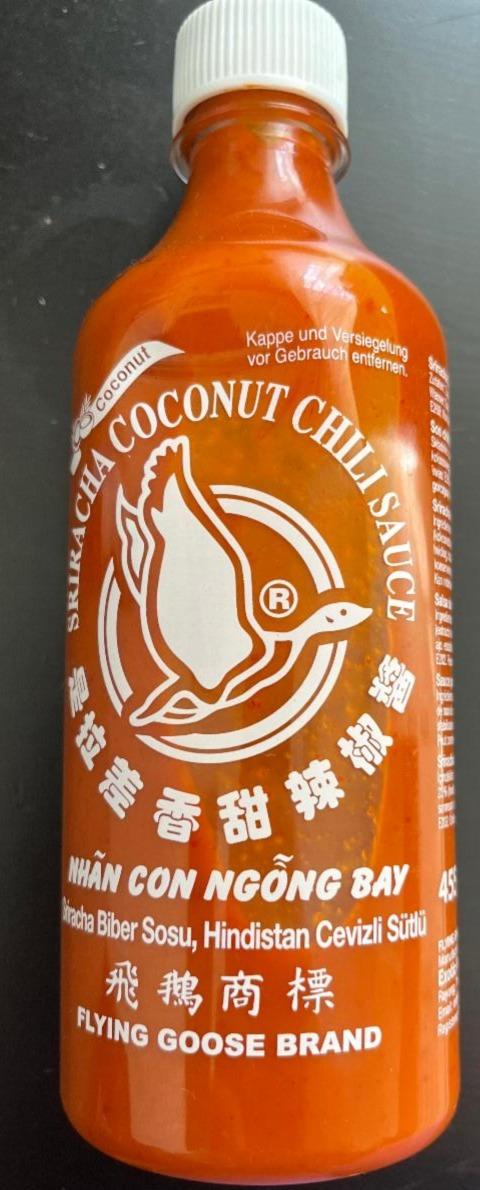 Fotografie - Sriracha Coconut Chili Sauce Flying goose brand