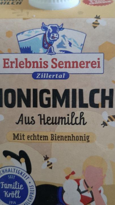 Fotografie - Honigmilch mit echtem Bienenhonig Erlebnis Sennerei Zillertal