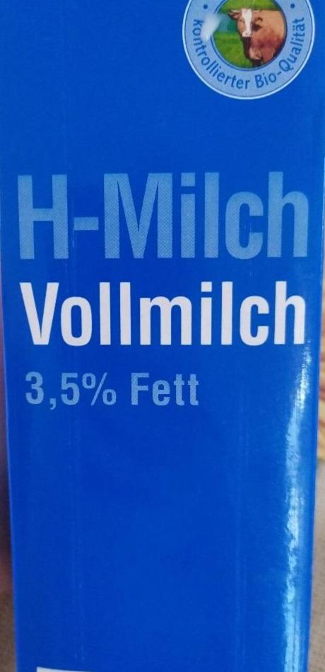 Fotografie - Bio H-Milch Vollmilch 3,5% Fett
