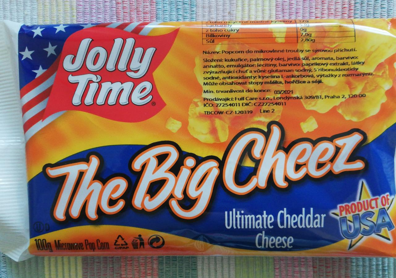 Fotografie - Popcorn The Big Cheez Ultimate Cheddar Cheese Jolly Time