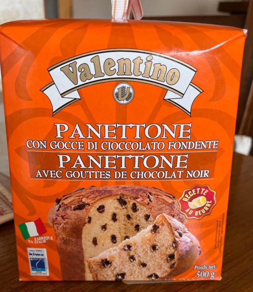 Fotografie - Panettone avec gouttes de chocolat noir Valentino