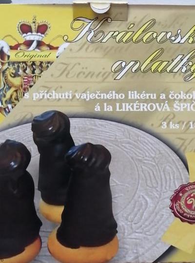 Fotografie - Lázeňské oplatky čokoláda vaječný likér