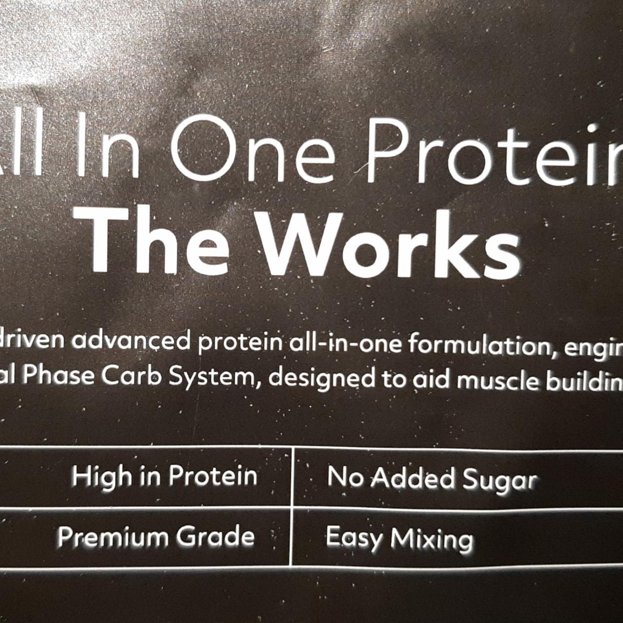 Fotografie - All in one Protein Vanilla Creme Protein Works