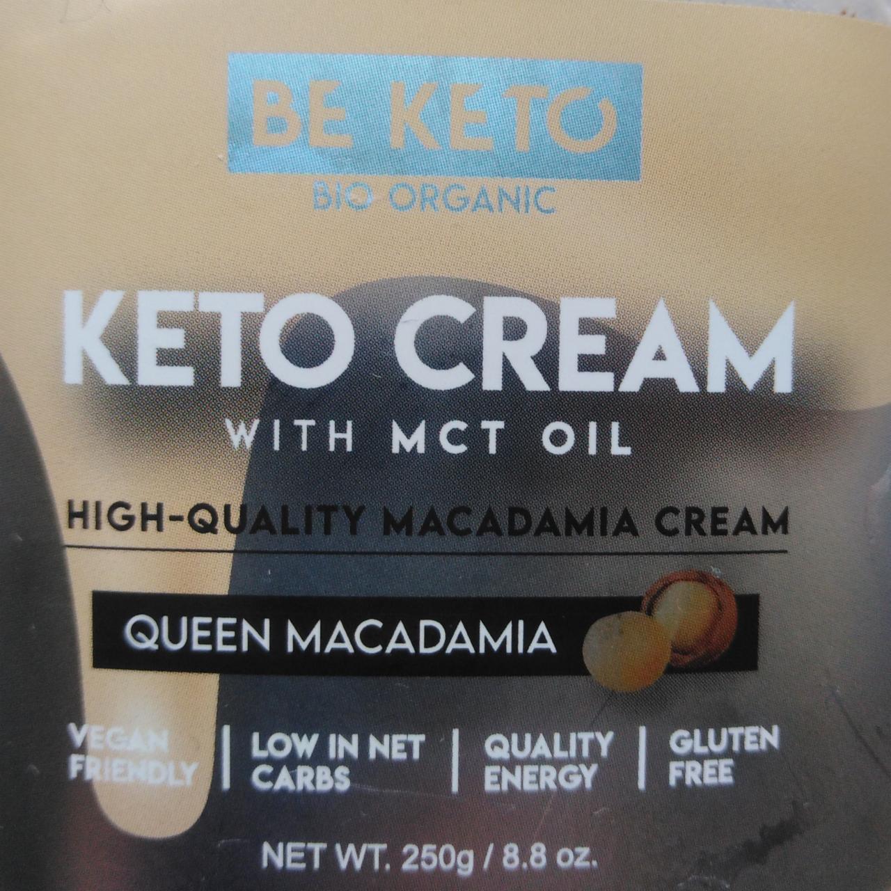 Fotografie - Keto Cream with MCT oil Queen Macadamia BE KETO