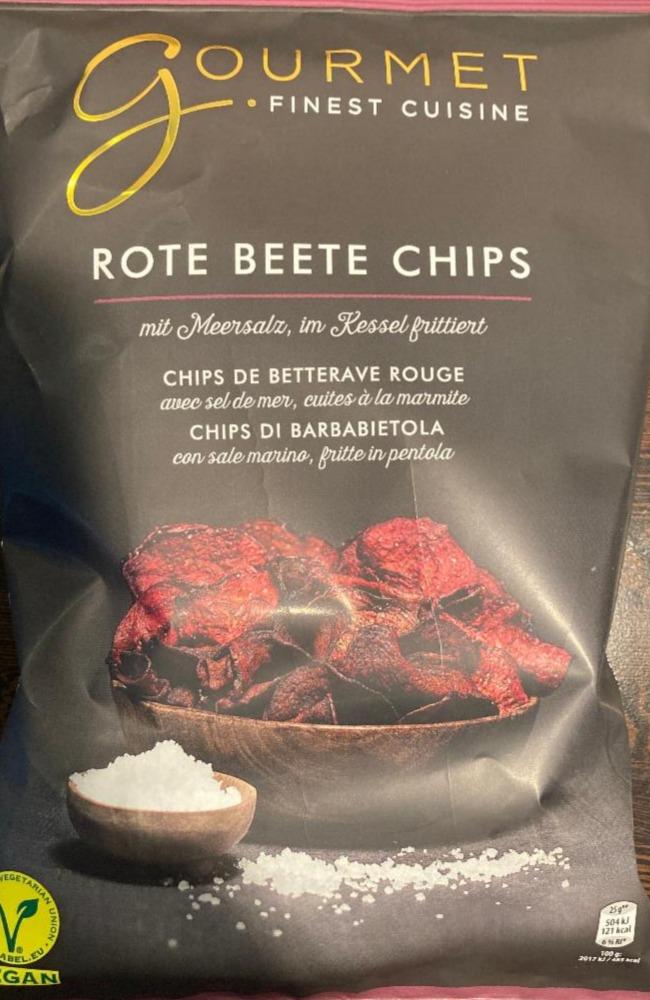 Fotografie - Rote Beete Chips Gourmet finest cuisine