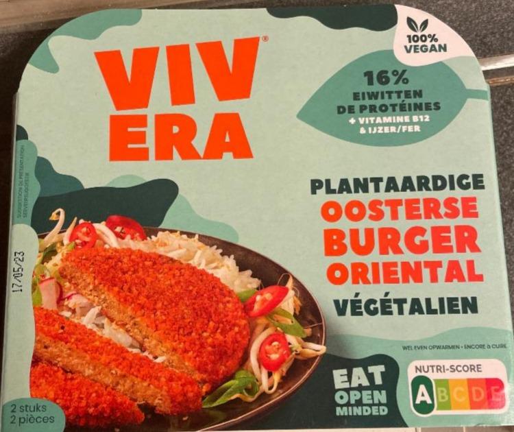 Fotografie - Plantaardige oosterse burger oriental Vivera
