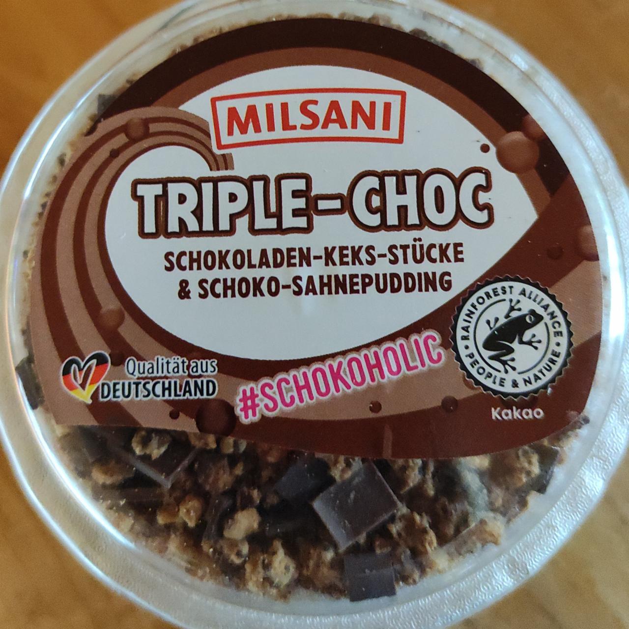Fotografie - Triple-Choc Schokoladen-Keks-Stücke & Schoko-Sahnepudding Milsani