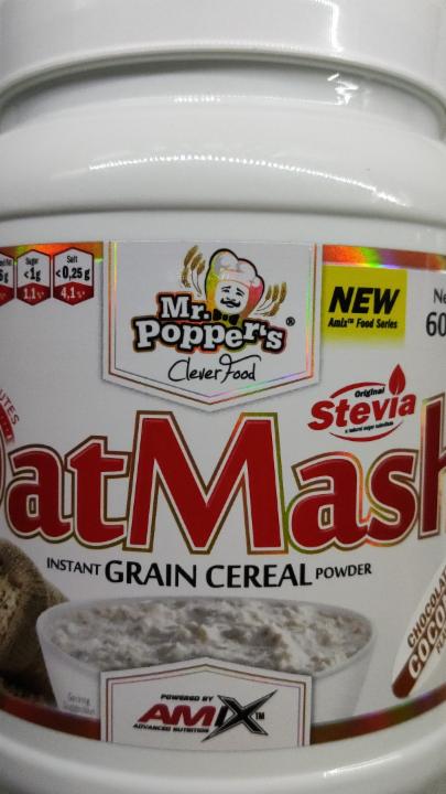 Fotografie - OatMash Instant Grain Cereal powder Chocolate Coconut Mr. Popper's