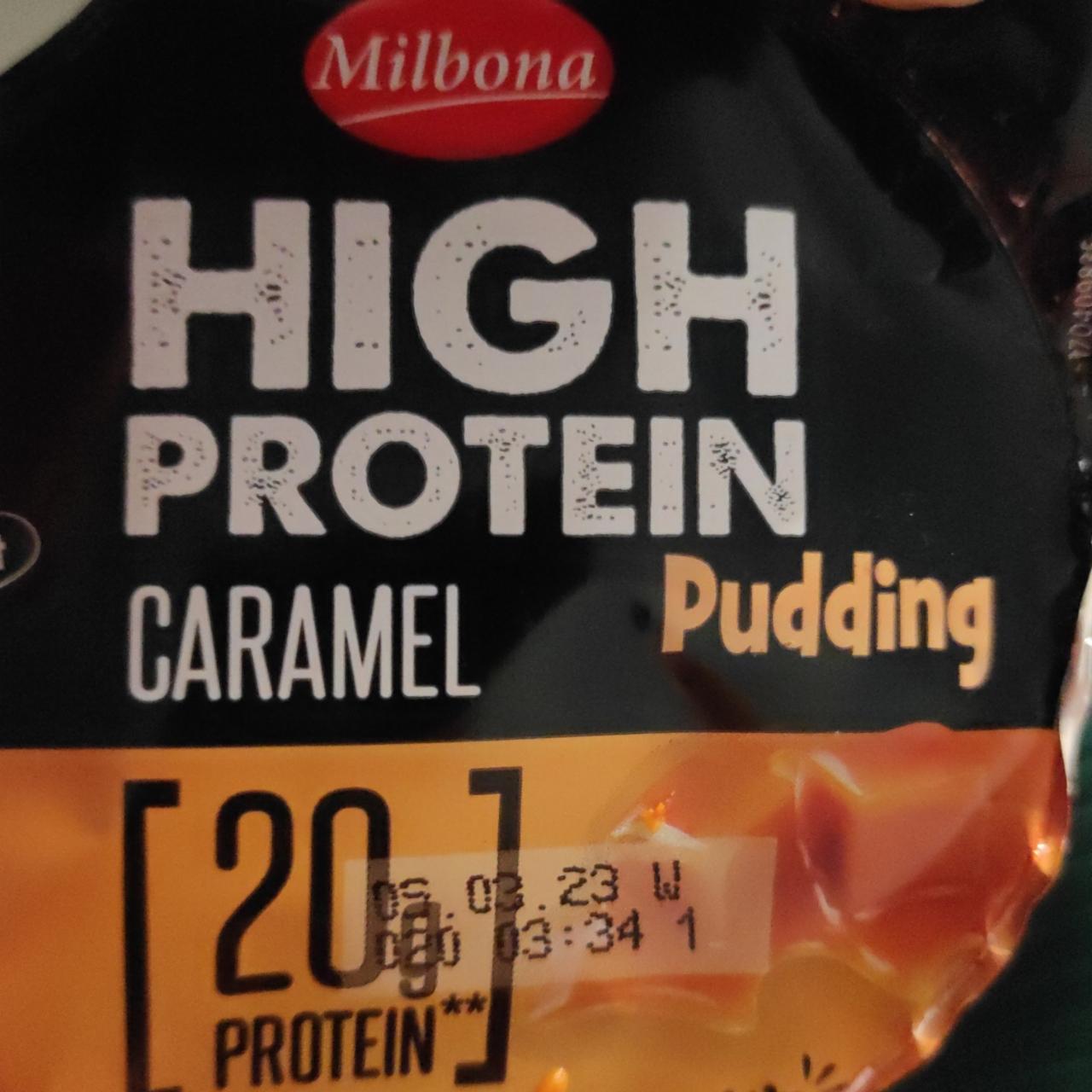 Fotografie - High Protein Pudding Caramel Milbona