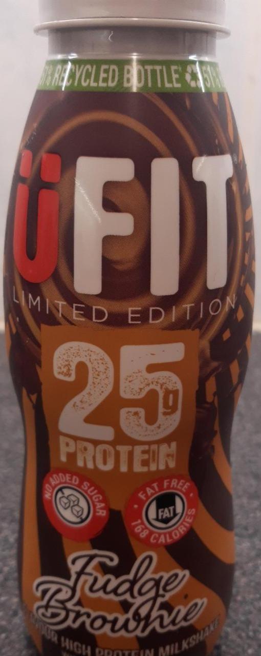 Fotografie - Limited Edition 25g protein Fudge Brownie flavour High Protein Milkshake UFIT