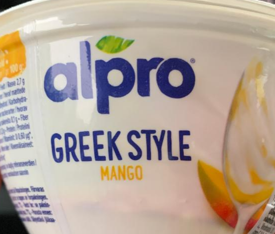 Fotografie - high protein greek style mango Alpro