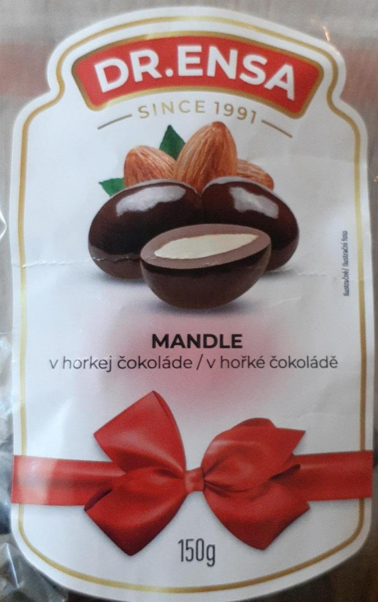 Fotografie - Mandle v hořké čokoládě Dr.Ensa