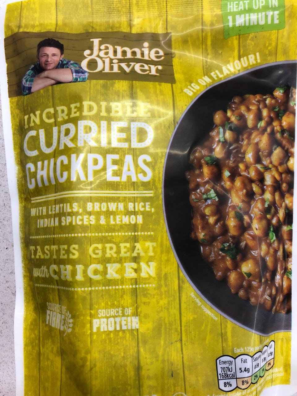Fotografie - Jamie Oliver Incredible Curies Chickpeas with lentils, brown rice