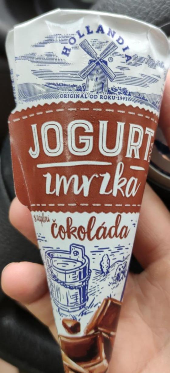 Fotografie - Jogurt zmrzka čokoláda Hollandia