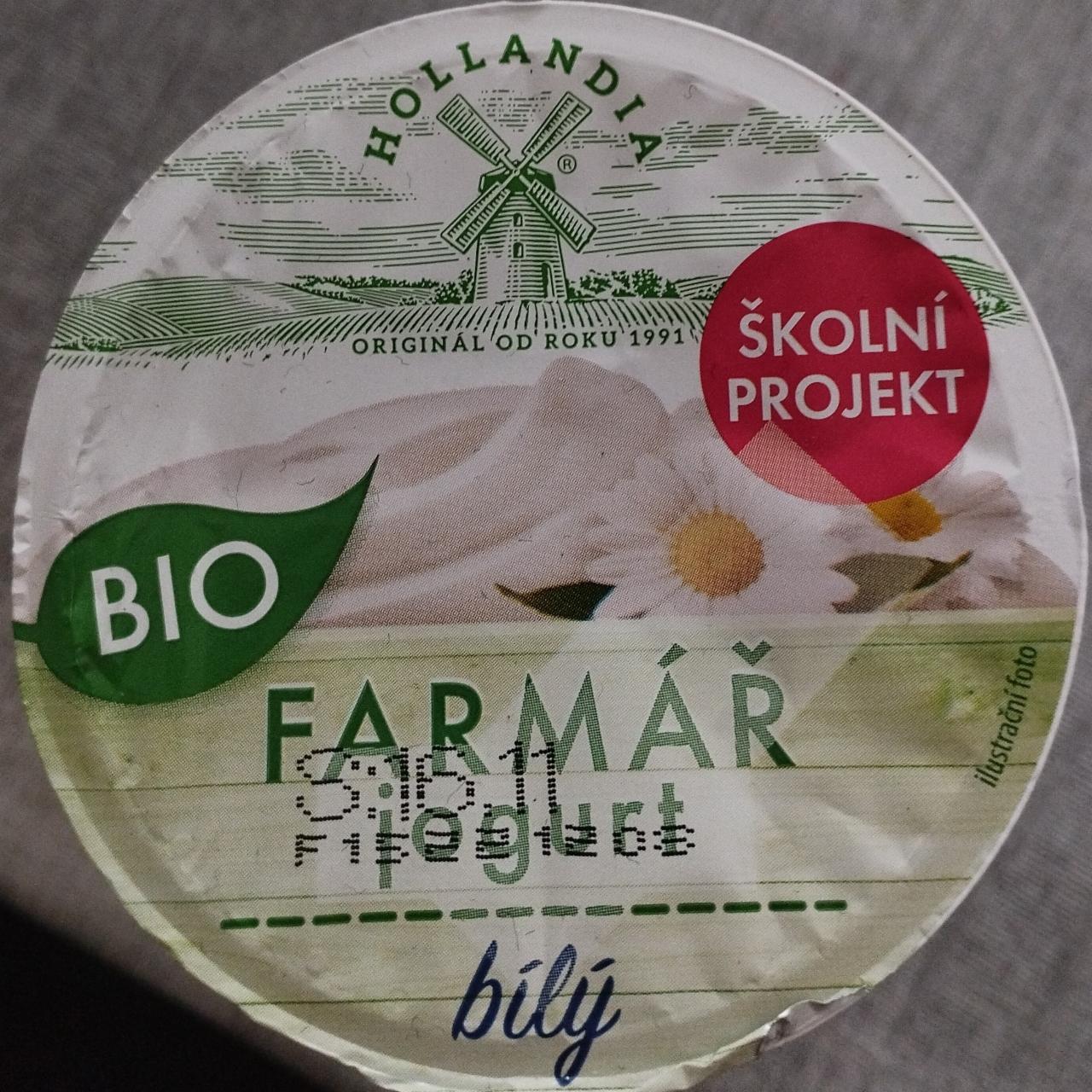 Fotografie - Bio jogurt Farmář bílý Hollandia