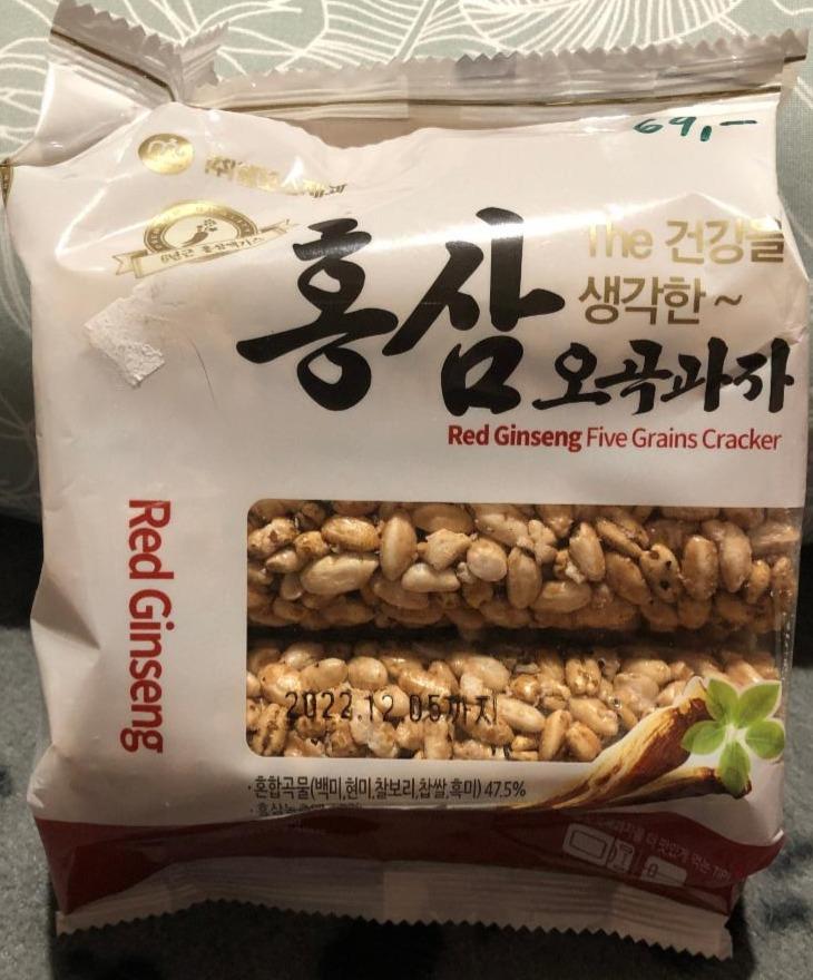 Fotografie - Red Ginseng Five Grains Cracker