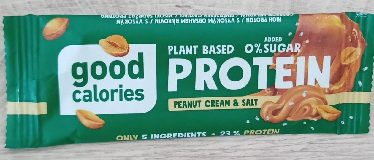 Fotografie - Plant based protein Peanut cream & Salt Good calories