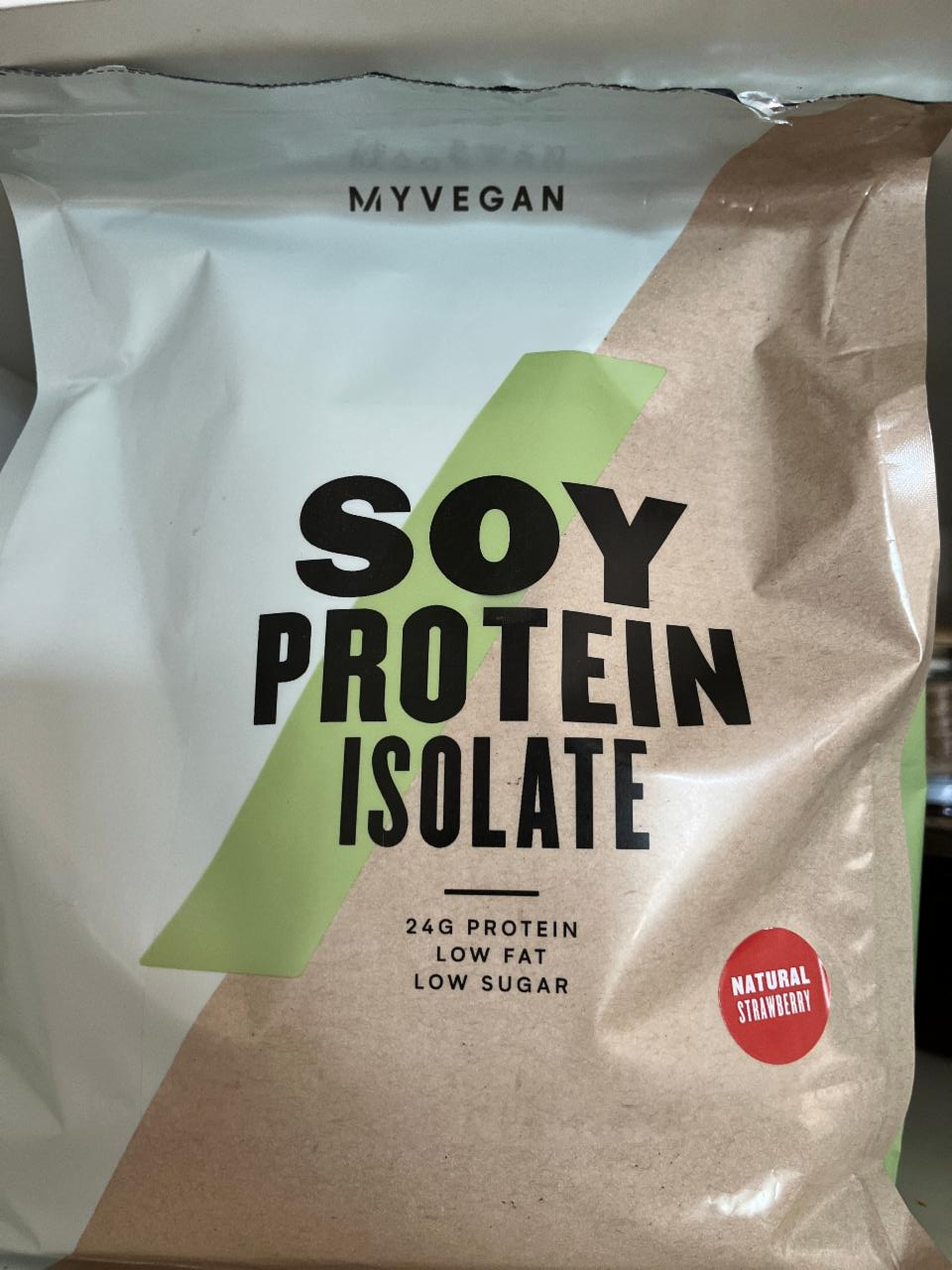 Fotografie - Soy Protein Isolate Natural Strawberry MyVegan
