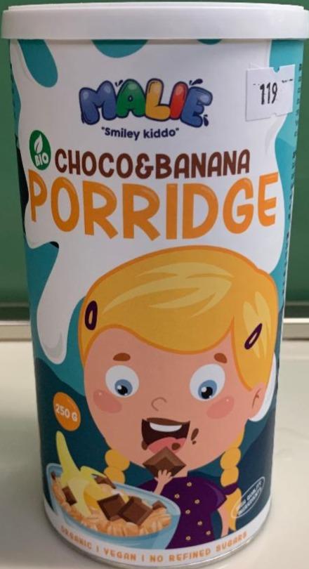Fotografie - Bio Porridge choco & banana Malie