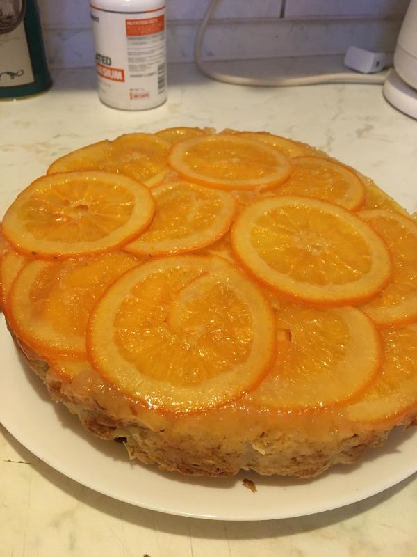 Pomerančový dort