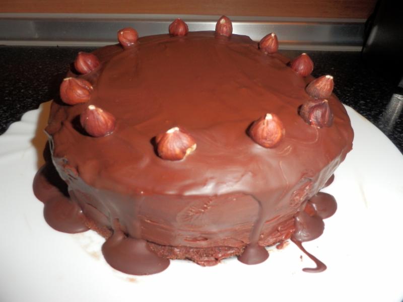 zbytkový čokoládový dortík