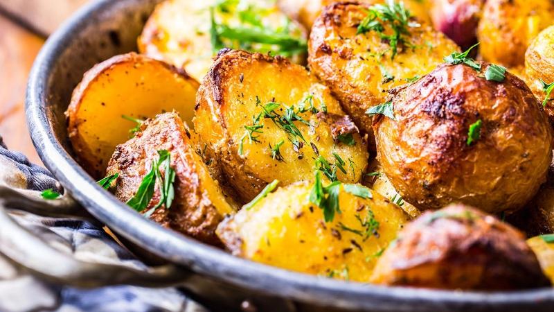 Zapékané brambory - recept pro chytrý hrnec Tefal Cook4Me+ Connect