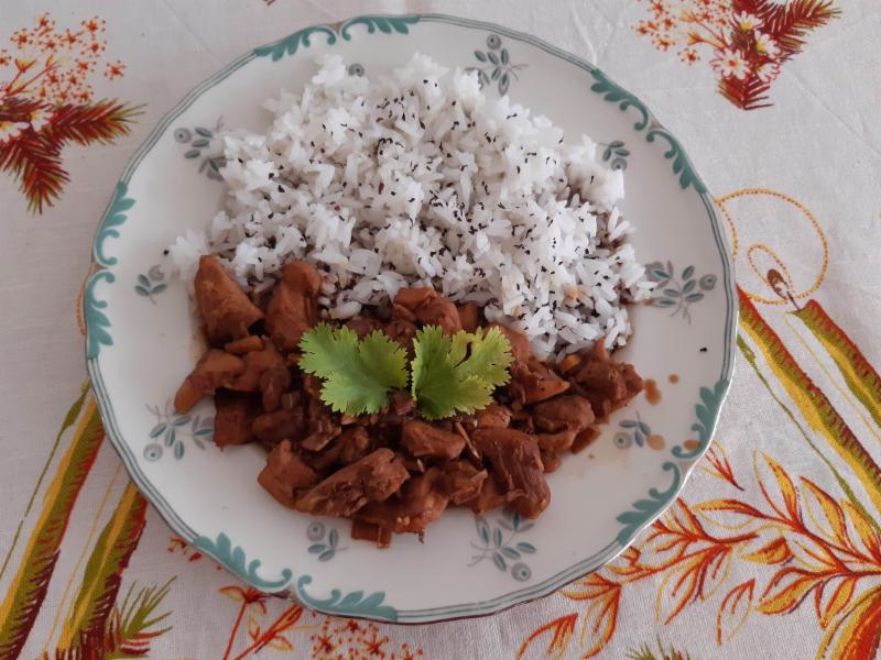 Kuřecí kousky s rýží