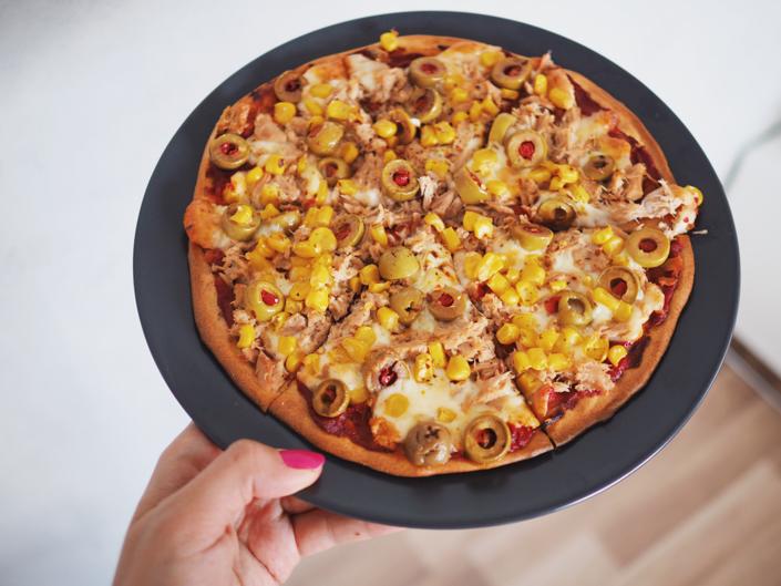 Dietní pizza tvarohová