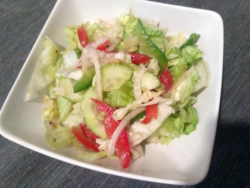Zeleninový salát s arganovým olejem