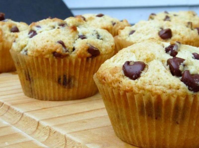 Čokoládové muffiny s nízkým obsahem cukru