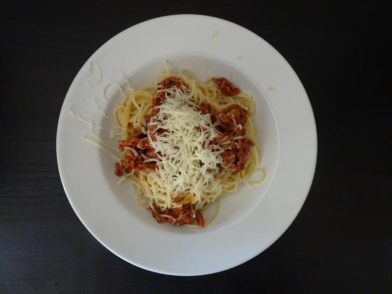 Jednoduché špagety s masem
